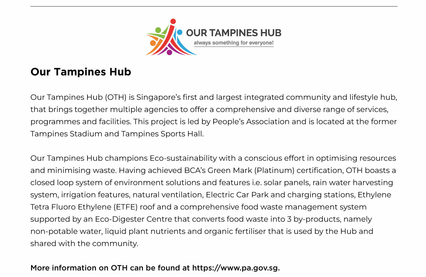 Our Tampines Hub